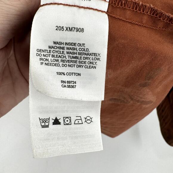 Columbia Shirt Mens Large River Lodge Button Down Duck Print Long Sleeve - Picture 6 of 7